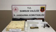 Jandarmadan kaçak tütün ve silah operasyonu