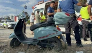 Motosiklet ile otomobil çarpıştı: 1 yaralı