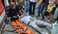 Motosiklet yayaya çarptı: 1 yaralı