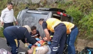 Yağış kazayı beraberinde getirdi: 1 yaralı