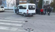 Çorum’da minibüs ile motosiklet çarpıştı: 1 yaralı