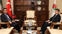 Tokat Valisi Abdullah Köklü'den Amasya Valisi Önder Bakan’a Ziyaret