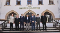 Merzifon Protokolünden Belediye Başkanı Kargı’ya Ziyaret