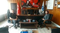 Kaymakam Büşra Güneş’ten AFAD İl Müdürü Abdullah Sarıçiçek’e Nezaket Ziyareti