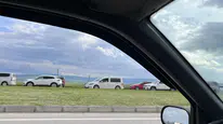 Gümüşhacıköy-Merzifon Yolunda Uzun Araç Kuyruğu