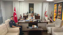 Başkan Özyol, Üsteğmen Arslan’ı Ağırladı