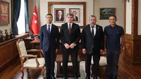 Kara Harp Okulu’nun Birincisi Vali Bakan’ın Makamında