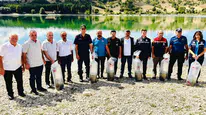 Amasya’da Barajlara Sazan Yavrusu Salındı