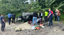 Kediyi Kurtarmak İsterken Kaza Yaptı