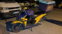 Taksi ile Motosiklet Çarpıştı: Motokurye Yaralandı