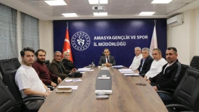 Amasya GSB’de İş Güvenliği Toplantısı Yapıldı