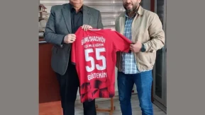Cem Gedik’ten İlçe Milli Eğitim Müdürü Ercan Gültekin’e Anlamlı Ziyaret