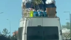 Tehlikeli taşımacılık ve yolculuklar kamerada