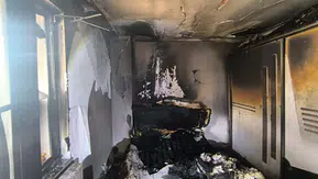 Merzifon Bahçelievler Mahallesi’nde Ev Yangını!