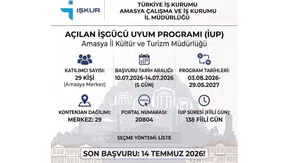 İŞKUR'dan Amasya'ya İş Müjdesi