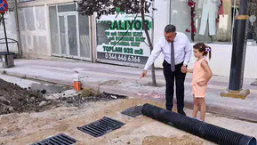 Merzifon’da Altyapı Çalışmalarına Minik Denetçi