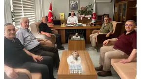 Faruk Kaplan ve Esnaflardan Müftülüğe Ziyaret