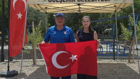 14 yaşındaki Sıla’dan Türkiye rekoru
