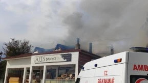 Mobilya dükkanında yangın