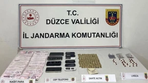 Çok sayıda sahte altını 560 bin liraya satan 4 şüpheliye jandarma baskını