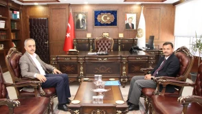 Daire Başkanı Muammer Şahin’den Amasya İl Müftüsü Hamza Bayram’a Nezaket Ziyareti