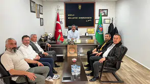 Başkan Aktaş Misafirlerini Ağırladı