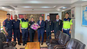 187 Yıllık Gurur! Kaymakam Karaaslan Jandarma Personelini Ağırladı