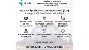 İŞKUR'dan Amasya'ya İş Müjdesi