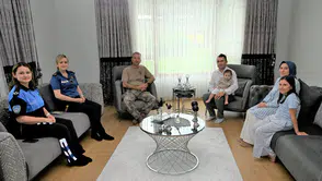 Amasya Emniyetinden Gaziye Ziyaret