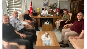 Faruk Kaplan ve Esnaflardan Müftülüğe Ziyaret