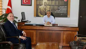 Yalçınkaya’dan Kaymakam Karaaslan’a Ziyaret
