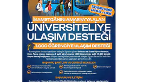 Amasya’da Üniversitelilere Büyük Destek