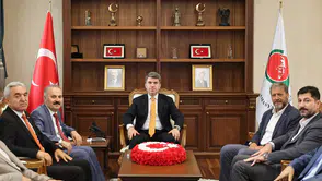 Amasya Valiliği’nde Ensar Vakfı Buluşması