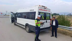 Gümüşhacıköy’de Okul Servislerine Sıkı Denetim
