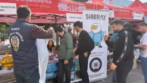 Amasya Emniyetinden Üniversitede SİBERAY Mesaisi