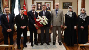 Amasya’da Din Görevlilerinden Vali Bakan'a Ziyaret