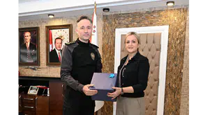 Amasya Emniyetinde Veda Ziyareti!