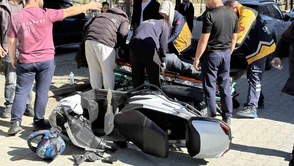 Motosiklet Otomobile Çarptı