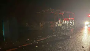 Seyir Halindeki Midibüs Alevlere Teslim Oldu!