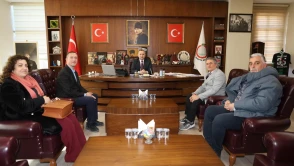 Başkan Sevindi Misafirlerini Ağırladı