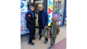 Merzifon’da Dilenci Operasyonu