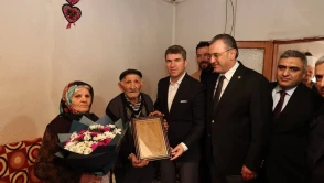 68 Yıllık Evliliğe Vali Ziyareti: Esen Çifti Aile Yılı’na Damga Vurdu