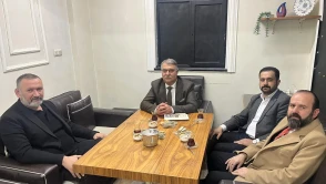 Başkan Tunç Misafirlerini Ağırladı