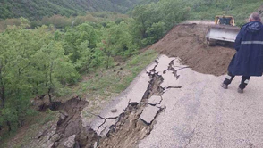 Amasya’da Heyelan Meydana Geldi