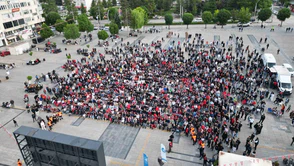 Çorum’da Milli Heyecan! Vatandaşlar Türkiye Maçını Dev Ekranda İzledi