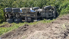 Beton Mikseri Şarampole Uçtu!