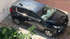 Otomobil Apartman Boşluğuna Uçtu!