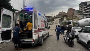 Motosiklet kazasında 1 kişi yaralandı