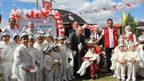 Çorum’da asırlardır süren gelenek yaşatıldı: 30 çocuk için sünnet şöleni düzenlendi