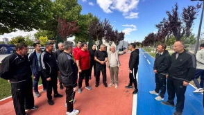 Çorum’da zabıta ekipleri sporla zinde kalıyor